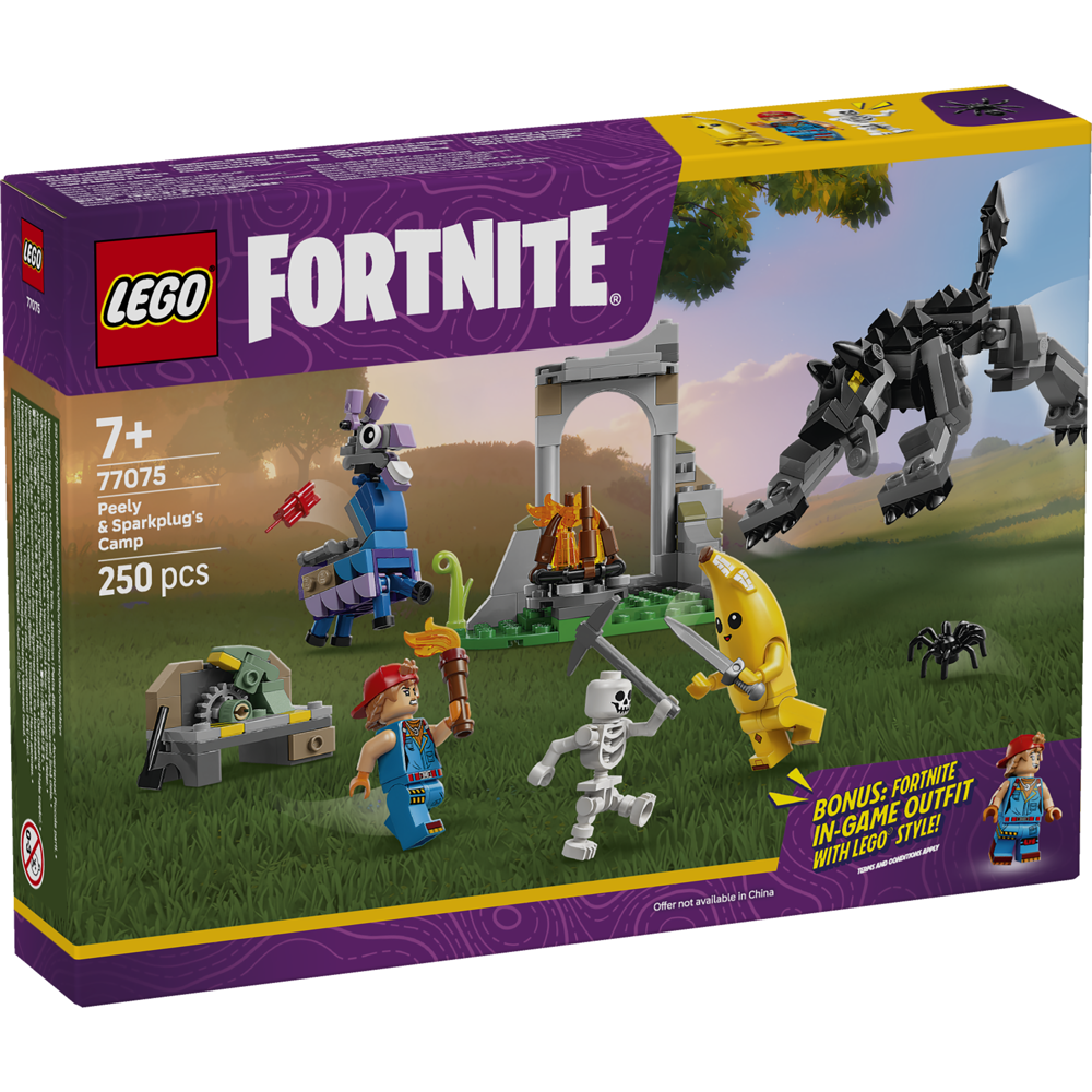 Lego Peely and Sparkplug Camp
